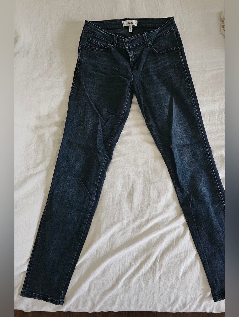 Mango Women's Navy Skinny Jeans